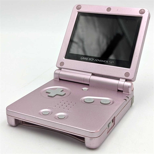 Gameboy Advance SP - Model AGS-101 - Pearl Pink - Console - SNR XEH50323975 (B Grade) (Used)